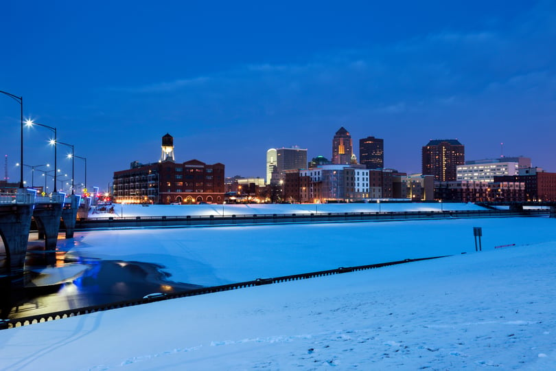 Winter in Des Moines